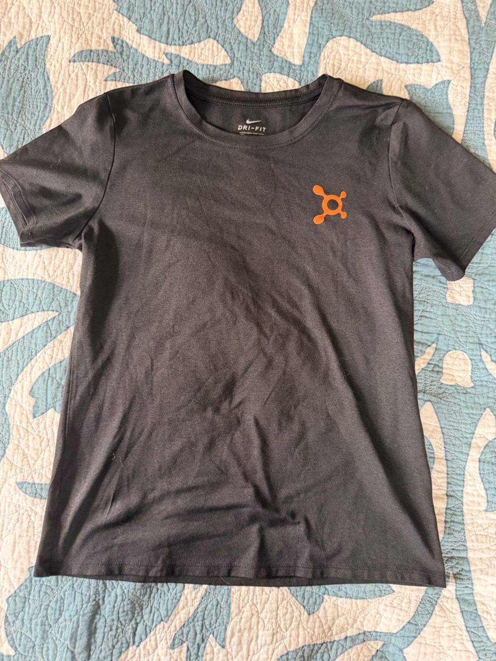 Nike Black Short-Sleeve Dri-FIT Tee with OrangeTheory Coach Logo